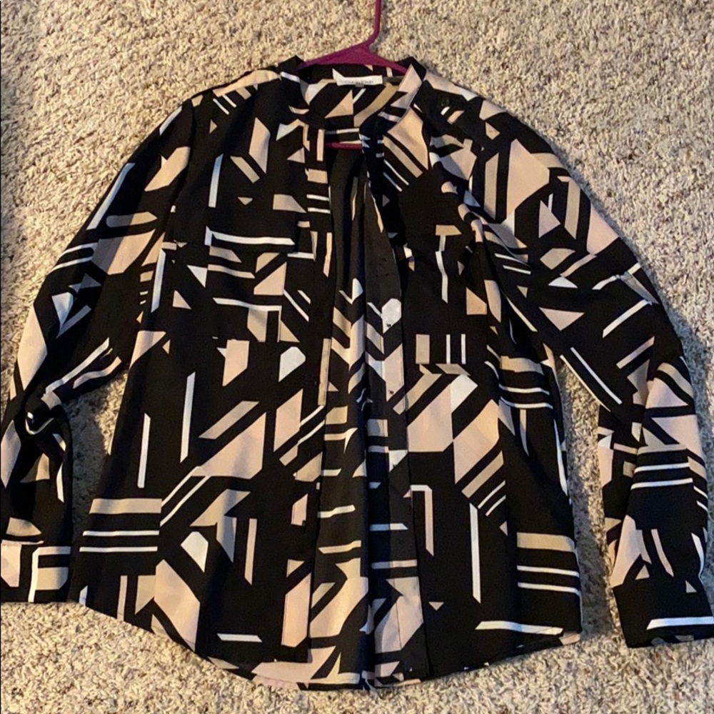 Calvin Klein button-up blouse